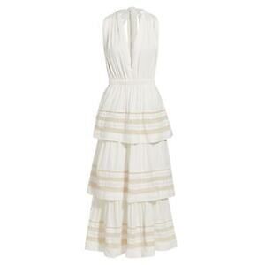 Hannah Artwear Davina Tiered Maxi Dress - 4 - Gardenia